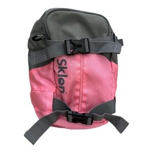 Sklon Ski Snowboard Harness Trainer Backpack Kids Pink Gray Adjustable Straps‎
